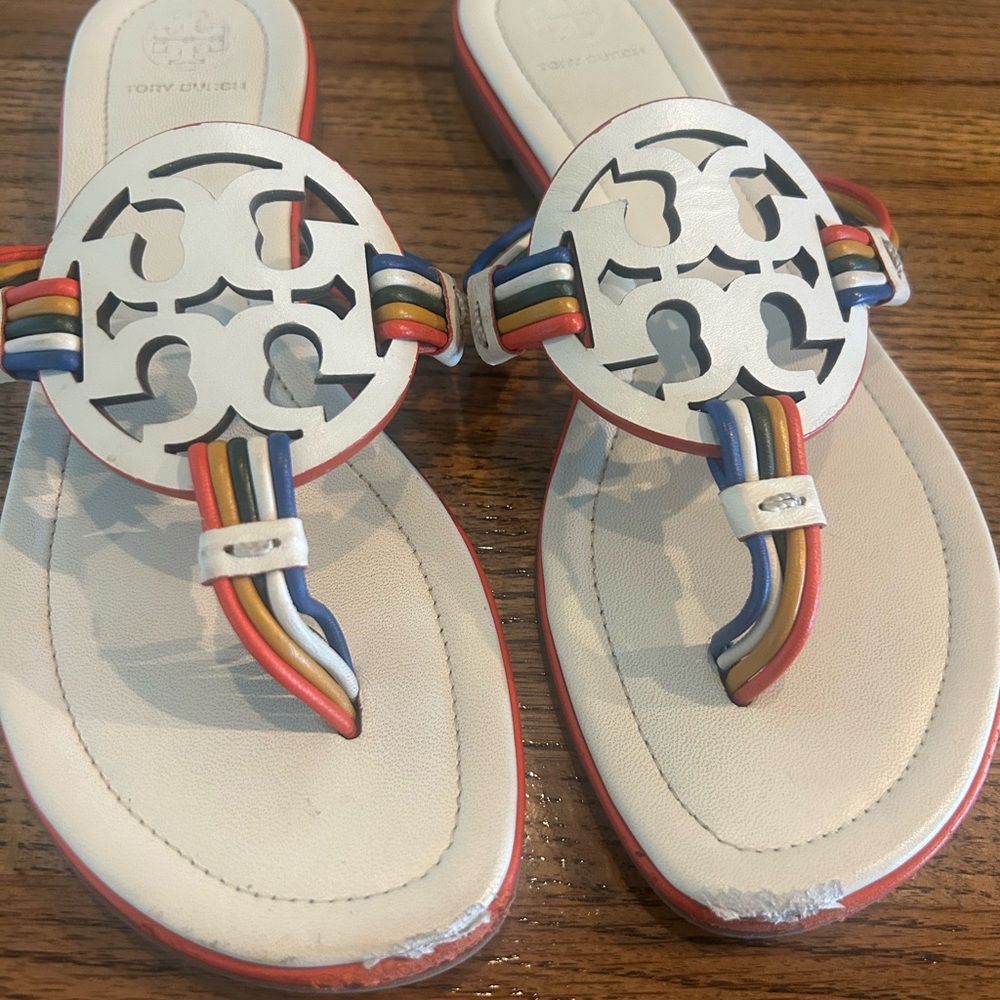 Colorful Logo Sandals